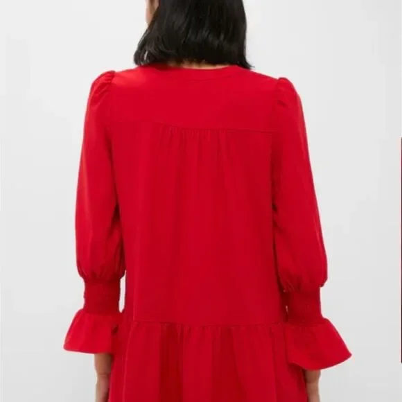 Pomander Place By Tuckernuck KENZO Vibrant Red Long Sleeve Dress